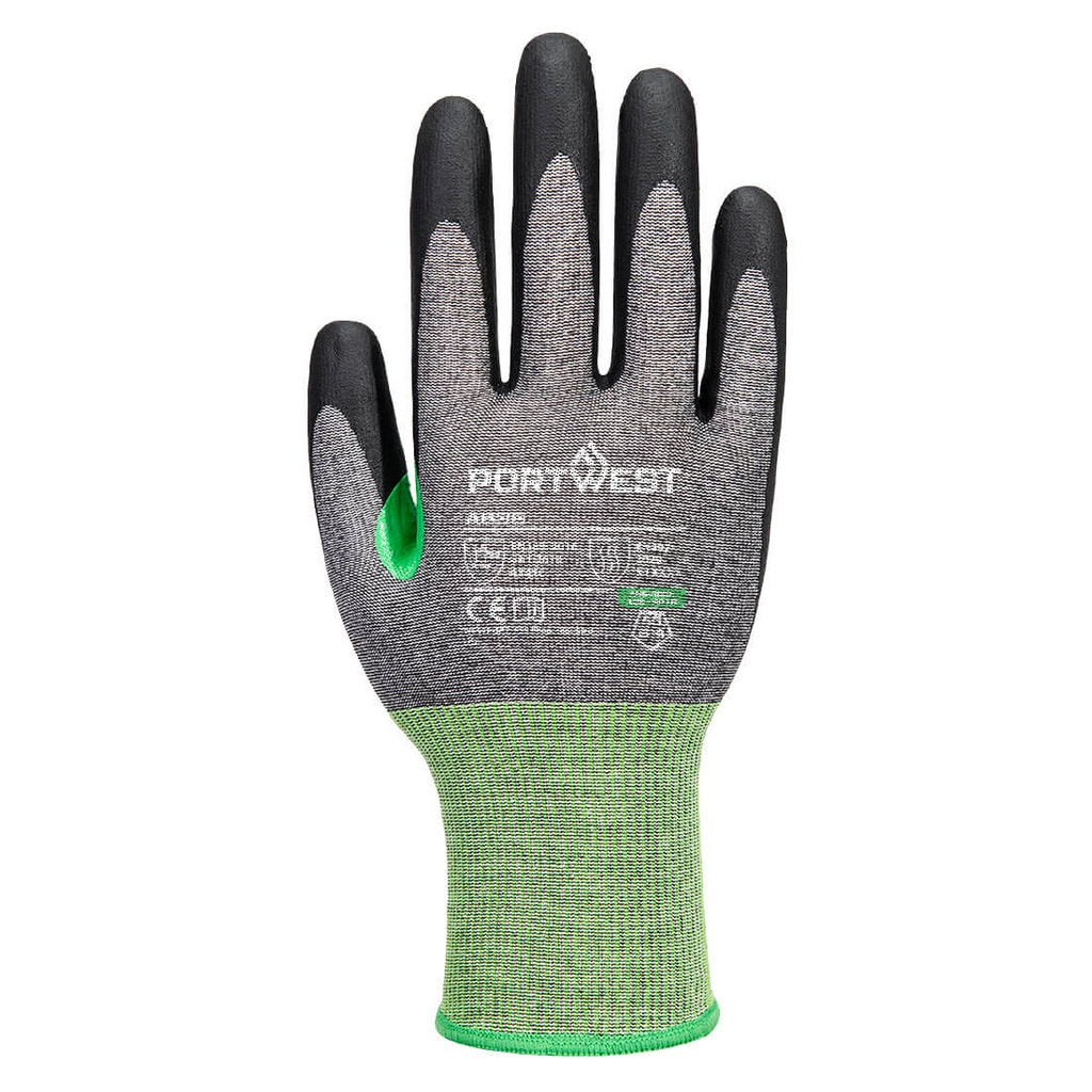 A636 - CS Snijbestendige C18 Nitril Handschoen Grijs/zwart