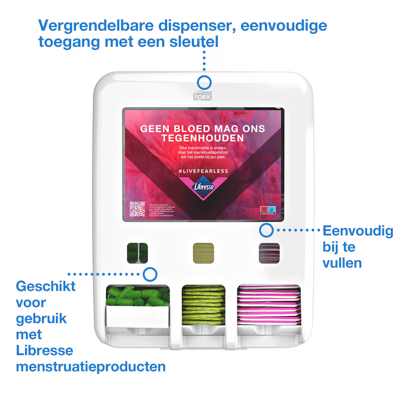 Tork Dispenser voor Menstruatieproducten