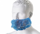 Baardnetje Nonwoven Metaal Detecteerbaar- 1000 stuks (Blauw)