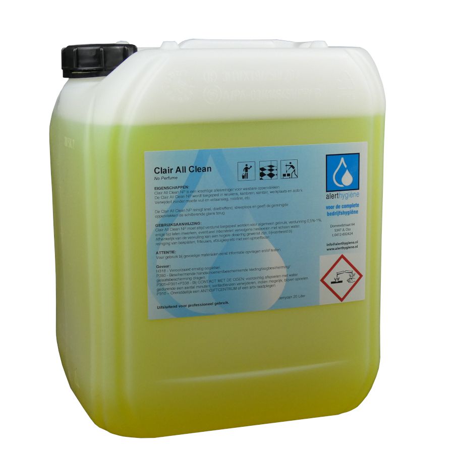 Clair All Clean (ongeparfumeerd) 20L