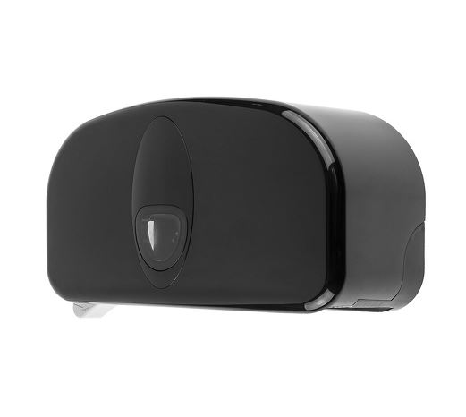 2 rolshouder kunststof - 2020 Duo zwart (kokerloze rollen)