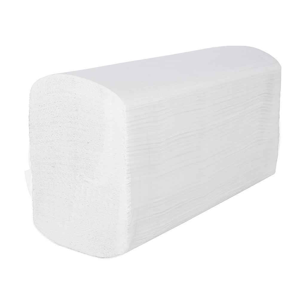 Vouwhanddoek 2-lgs Multifold Cellulose wit 3750st.