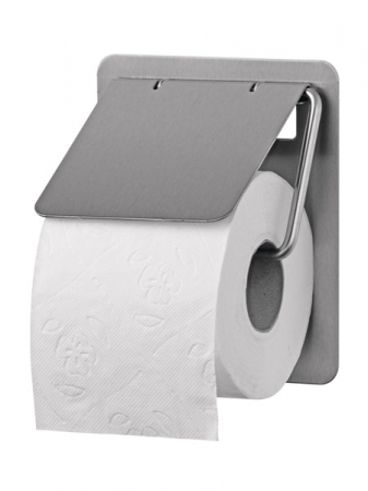 Toiletroldispenser 1rols RVS