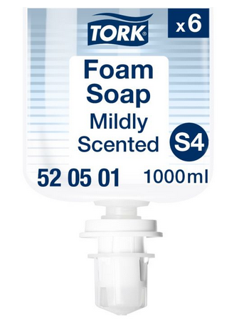 Tork - Foam milde zeep - voor S4 dispensers, 6x1L