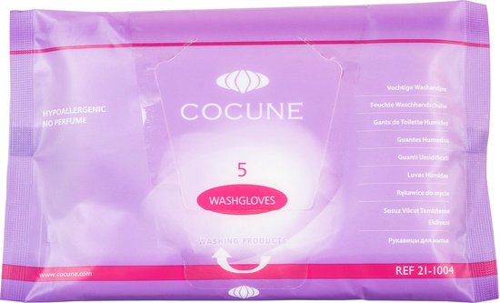 Cocune Washandjes Hypoall.no perfume (60 x 5st)