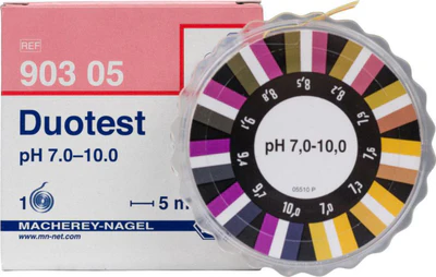 pH Indicatorpapier op rol 7,0 - 10,0 Duotest