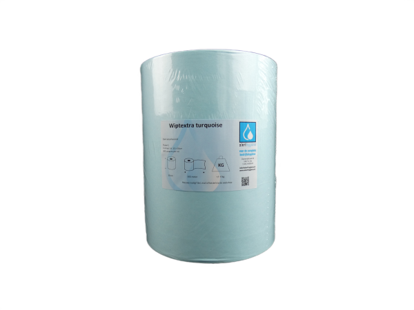 Wiptextra turquoise 30*38cm 500 coupons per rol