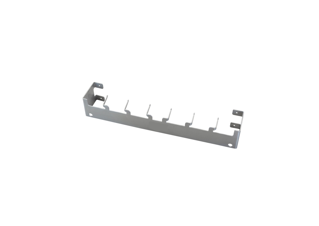 Wall bracket system 580 mm, 6 x steel hook