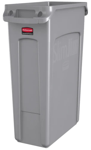 Slim Jim met luchtsleuven 87 liter, Rubbermaid