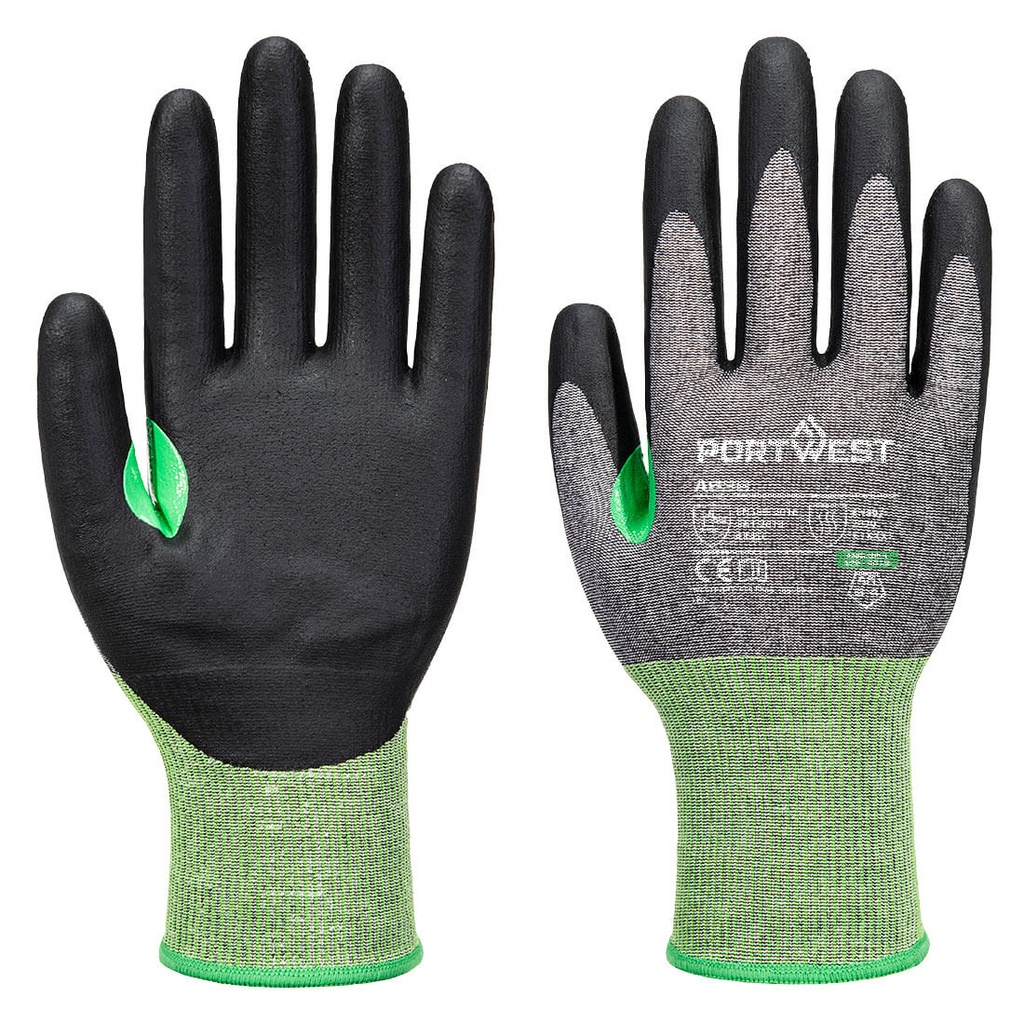 A636 - CS Snijbestendige C18 Nitril Handschoen Grijs/zwart