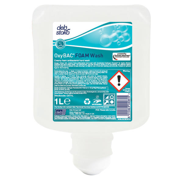 DEB OxyBac Foam wash - 1L