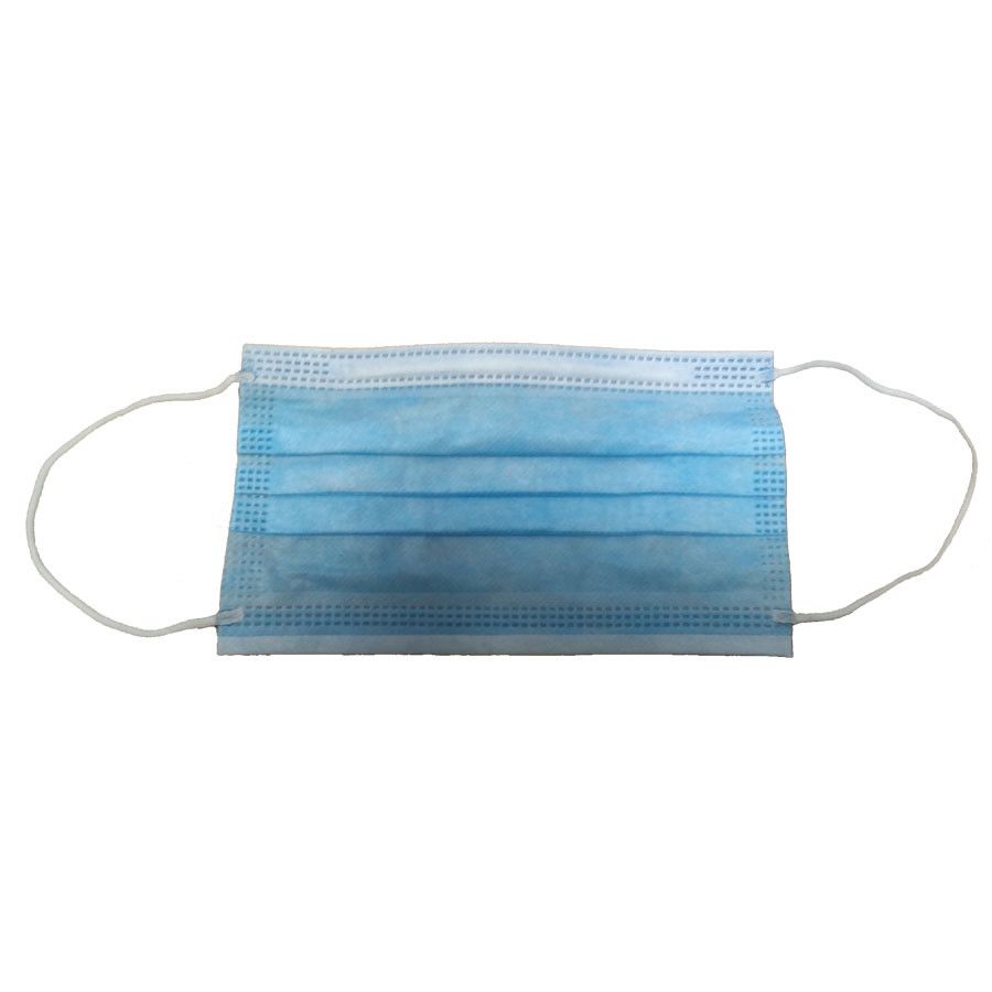 Mondmasker 3-laags met elastiek 1000stk's