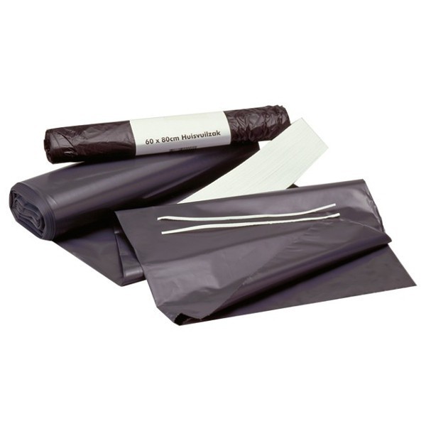 Afvalzakken non KOMO - 60x80 - T50 - 400 stuks