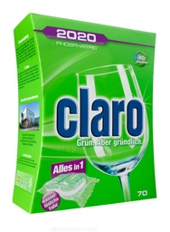 [02022925] Vaatwastabletten Claro - 70 stuks