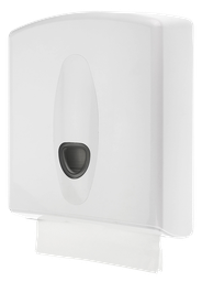 [3240] Handdoekdispenser midi kunststof wit