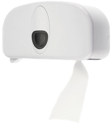 [3200] 2 rolshouder kunststof - PQ20Duo wit (standaardrollen)