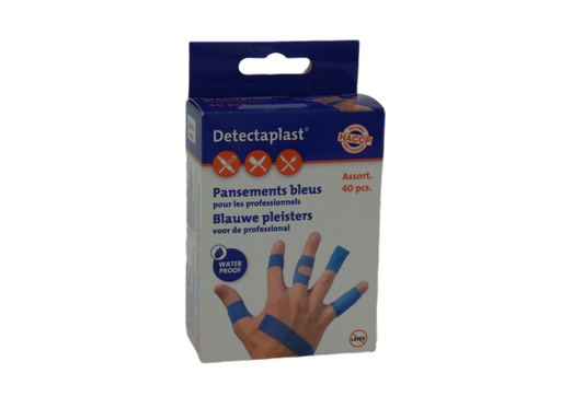 [4481429] ​Pleisters Detectaplast -8142- 40stk Mix 5 afmetingen