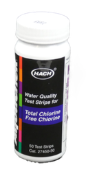 Chlorine dubbel-test strips