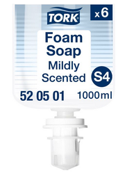 [520501] Tork - Foam milde zeep - voor S4 dispensers, 6x1L