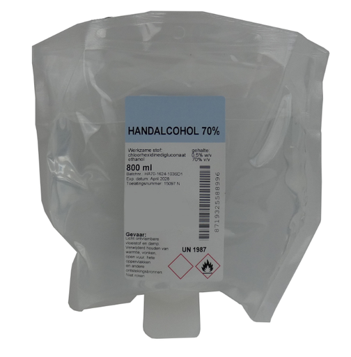 [13.98925] Handalcohol 70% POUCH 800 ml