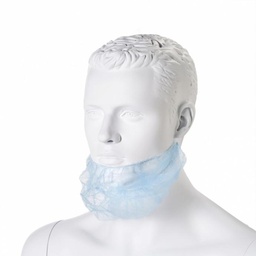 [2100142XL] Baardnetje XXL Blauw