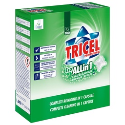 Vaatwas tabletten Ecolabel Allin1 doos 100 capsules