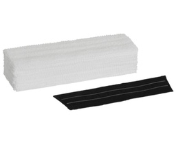 [65206051] Vikan microvezel vlakmop droog wit | 50 stuks inclusief adapter