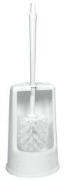 [05278098] Toiletborstel met houder wit kunststof